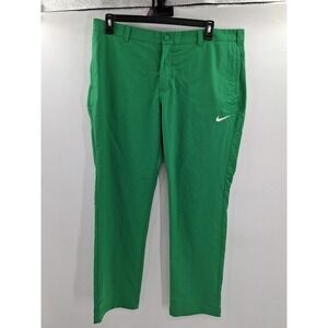 Nike Golf Dri-Fit Sport Mens Green Pants 38x32